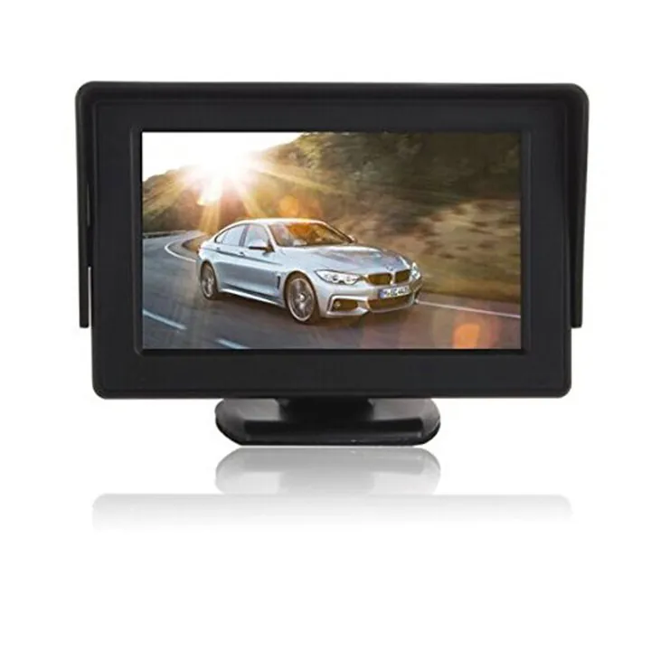 4.3 Inch Stand Alone Monitor - Compact Pedestal Monitor for a Fixed Dash Position