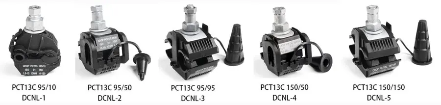 Conector De Perforación Para Conductor Aislado PCT13C 120/16 · esquema técnico 2