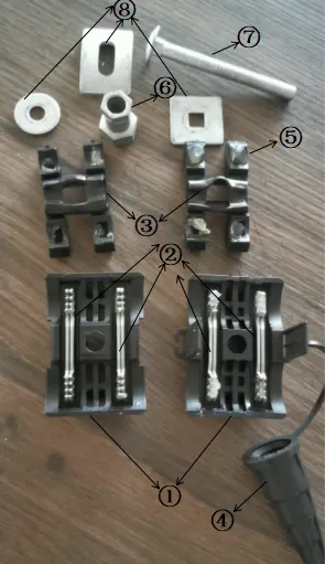 Conector Dentado Metalico · esquema técnico 3