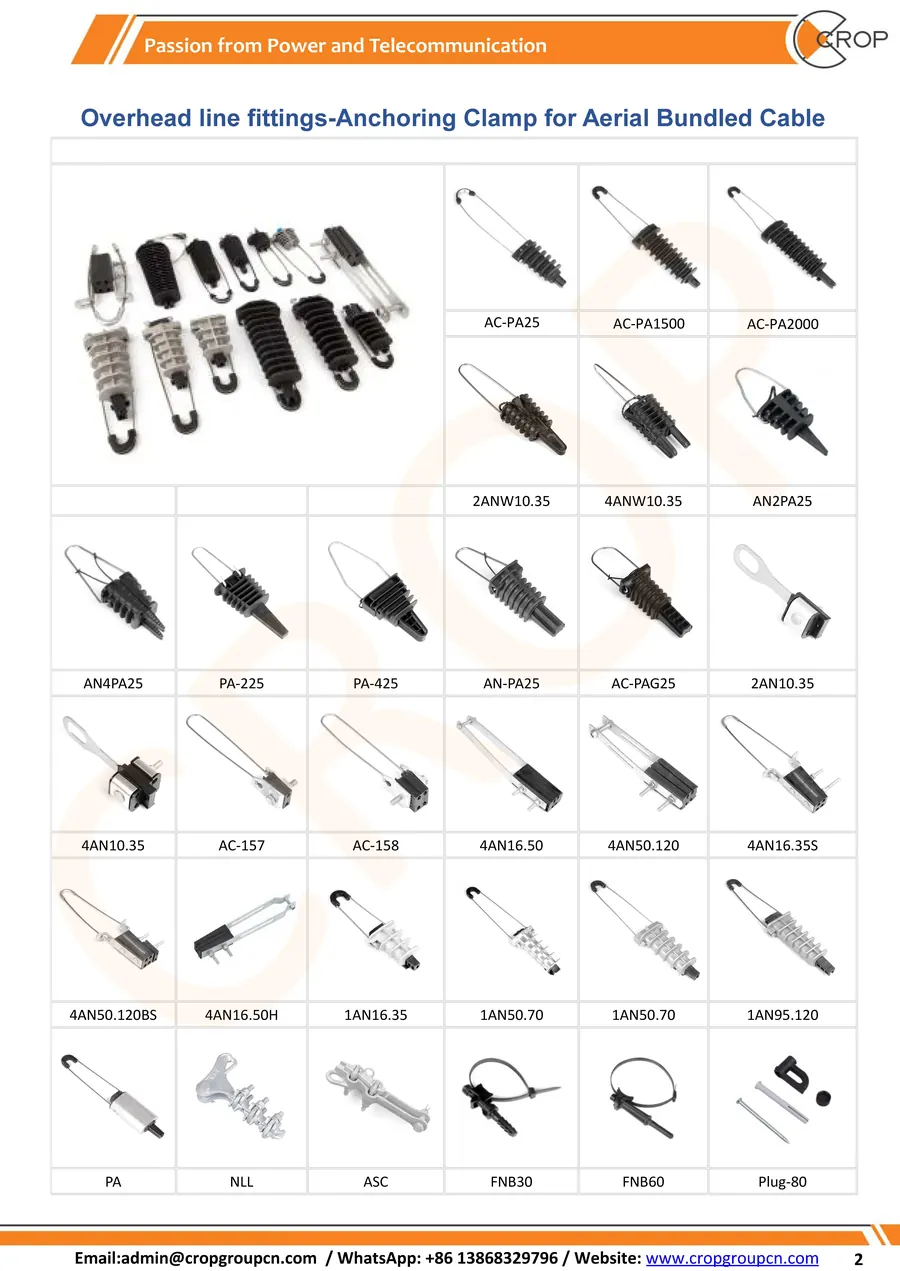 Pinza Retencion para Acometida Plastica · esquema técnico 4