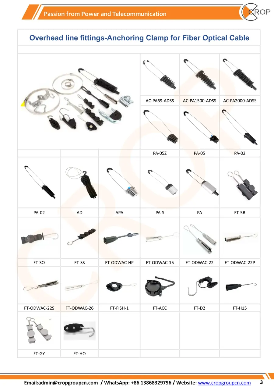 Pinza Retencion para Acometida Plastica · esquema técnico 5