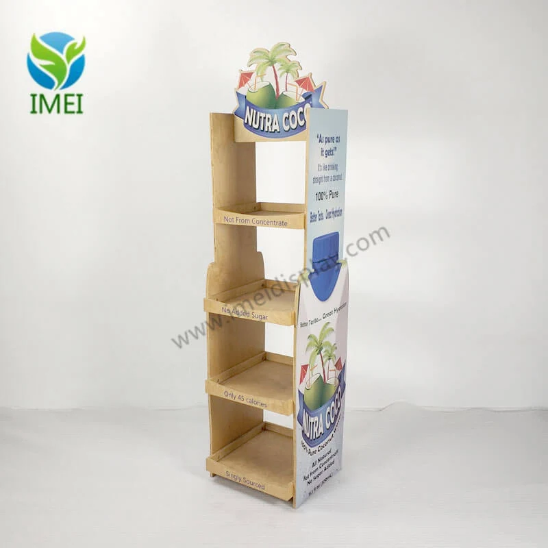 Nutra Coco Wooden Floor Display manufactured by IMEI DISPLAY, view 2