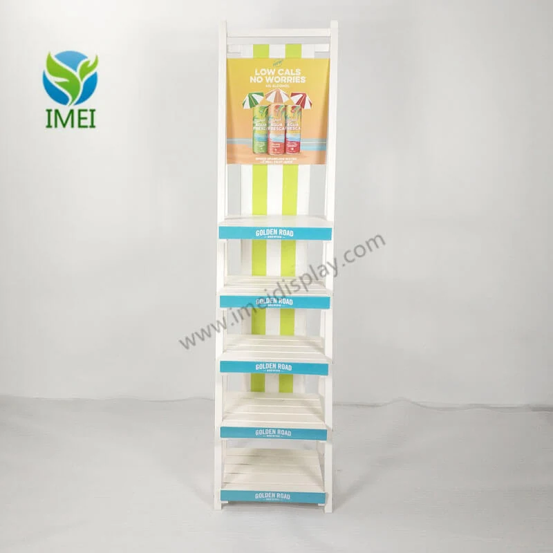 Close-up of fabric panel on a shelf with integrated tag channels