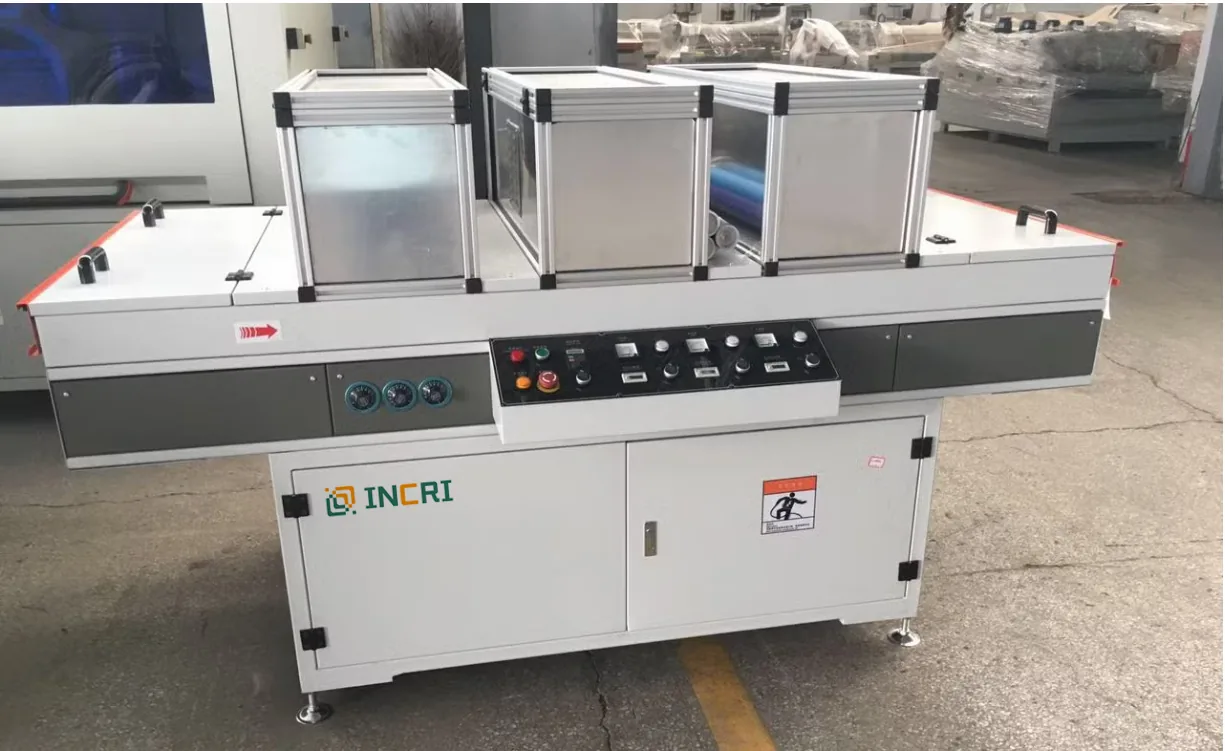 woodworking panel Automatic Inert Coating Line high glossy skin, feed section detail