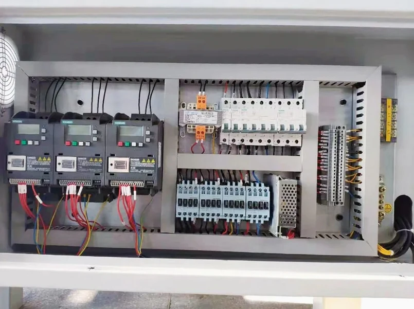 Wood Panel UV Coating Line IR Heating Leveling Machine, feed section detail