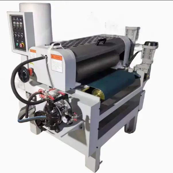 Prime UV One Head roller coater machine Roller Coating, control panel and operator side