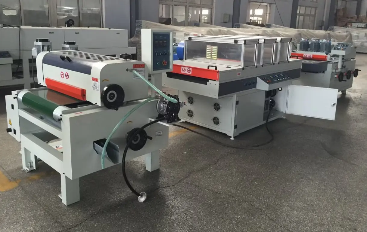 Prime UV One Head roller coater machine Roller Coating, working rollers and drive detail