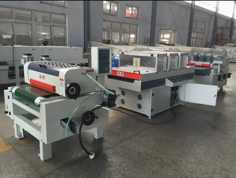 Prime Single Roller Coating Machine Roller Coater machine, working rollers and drive detail