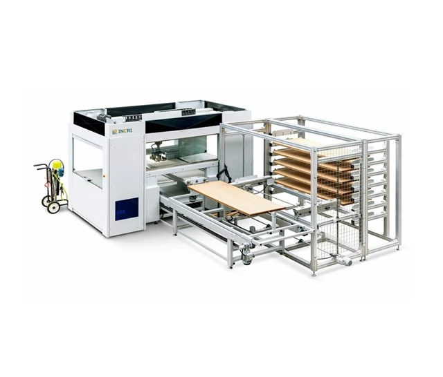 Automatic UV PE Spray painting Machine Slightness Surface Wood supplied by INCRI Machinery