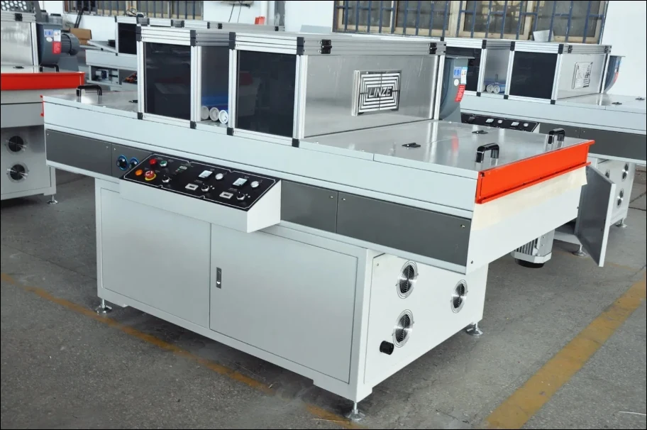 Woodworking UV dryer Machine UV Drying Oven Curing Machine, feed section detail
