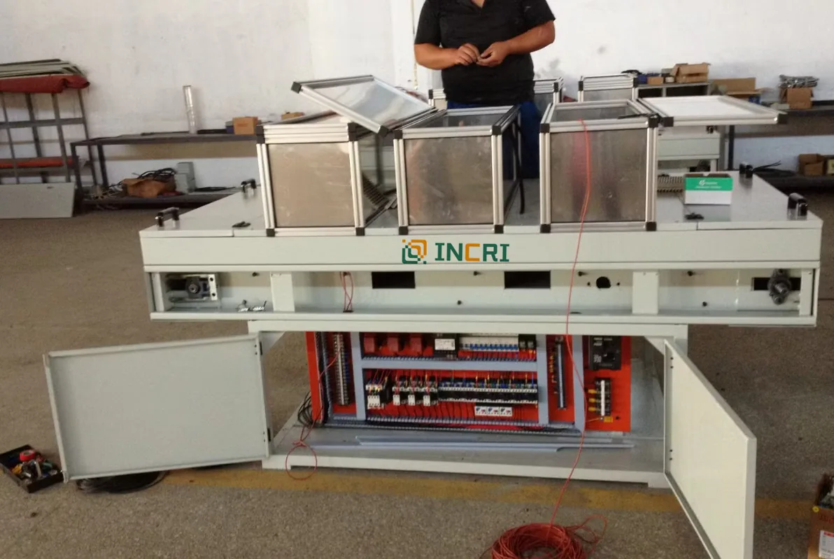UV Dryer Machine Fast Curing Uv Drying Tunnel System, feed section detail