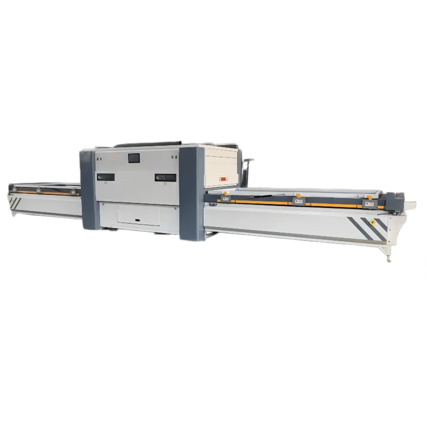 Vacuum Membrane Press Machine for PVC Film Cabinet Door supplied by INCRI Machinery