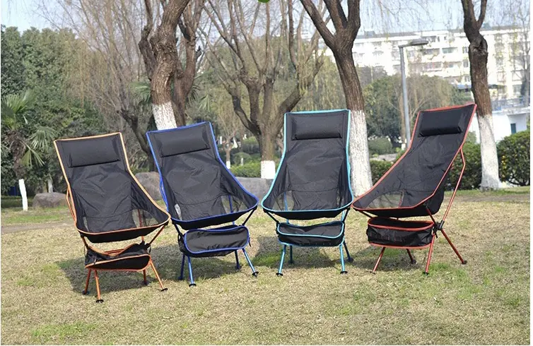 Highback Folding Beach Camp Chair MW11047P detail view 1