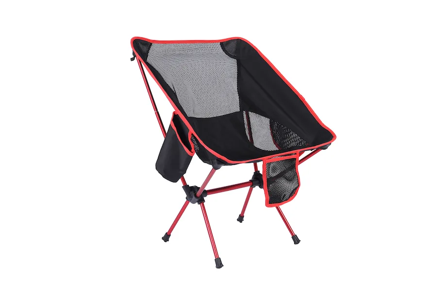 Aluminum Folding Beach Chair with Pouch MW1042P detail view 1