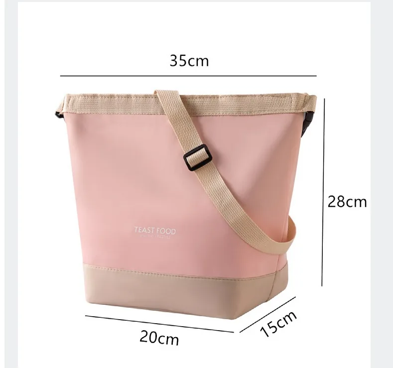 Custom Outdoor Thermal Cooler Lunch Bag with Adjustable Shoulder Straps detail view 1