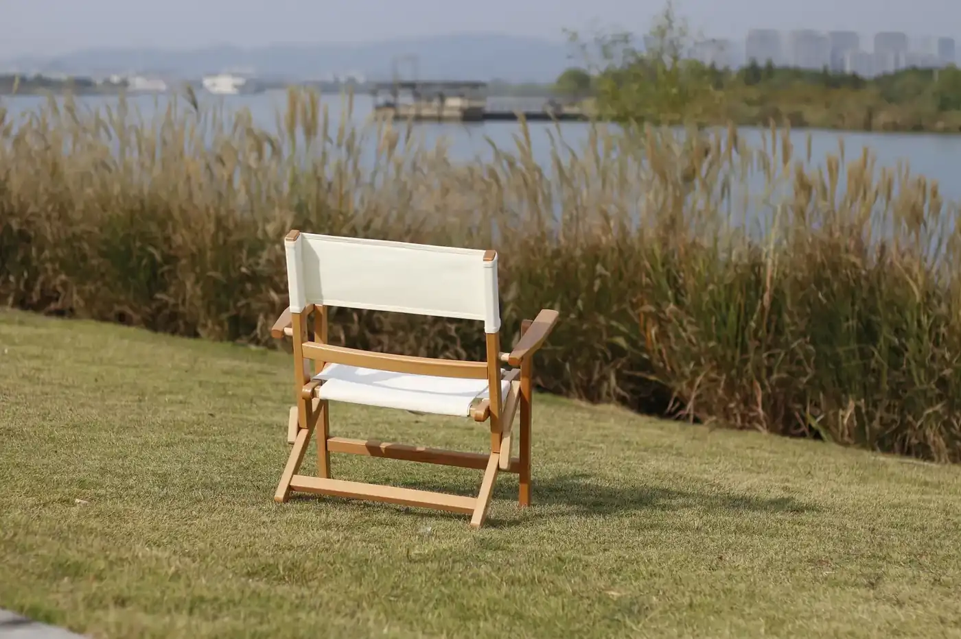 Eco-Friendly Soil Wood Portable Outdoor Popular Folding Picnic Dinning Wooden Chair Hot Sale Camping Wooden Chair detail view 1