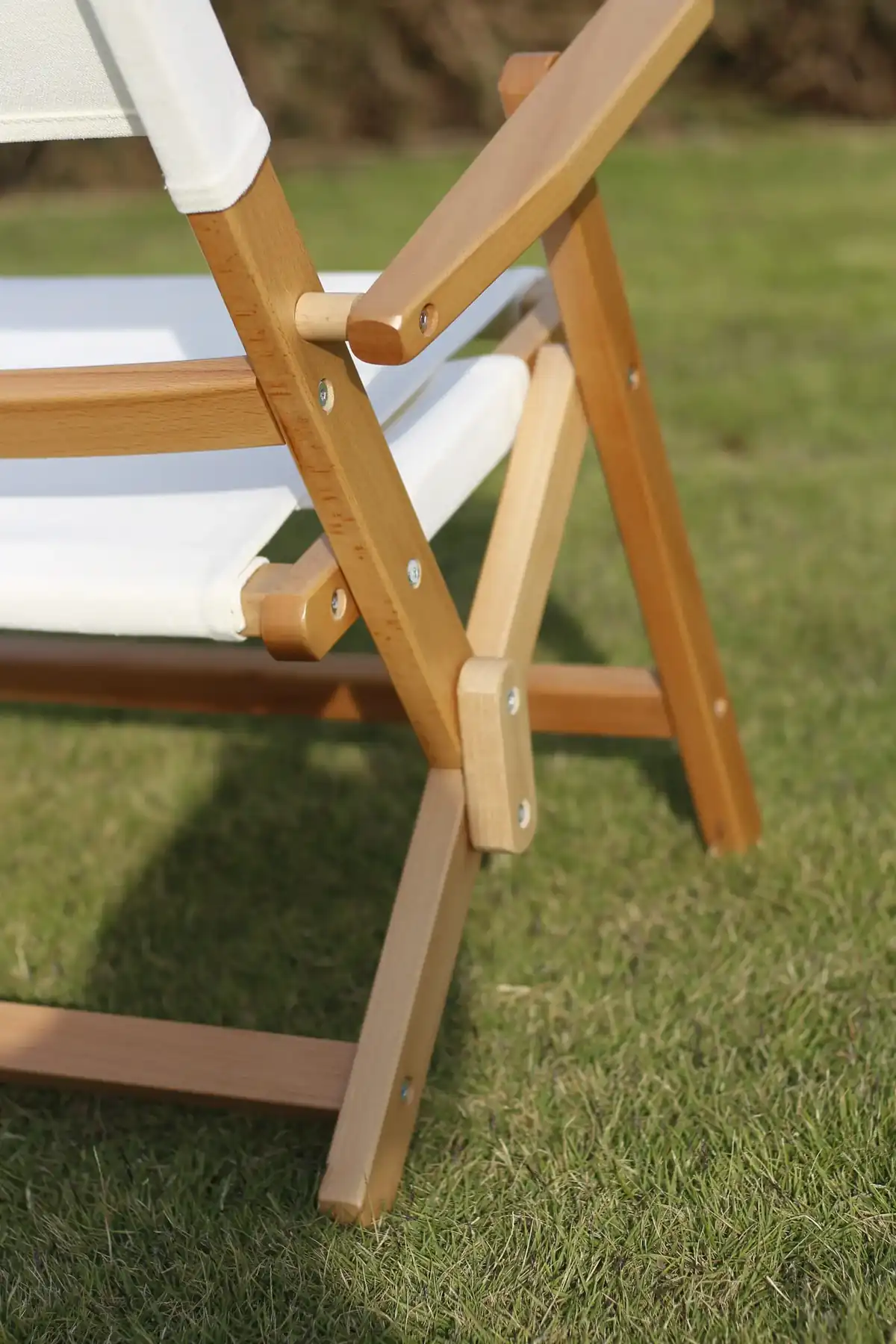 Eco-Friendly Soil Wood Portable Outdoor Popular Folding Picnic Dinning Wooden Chair Hot Sale Camping Wooden Chair detail view 6