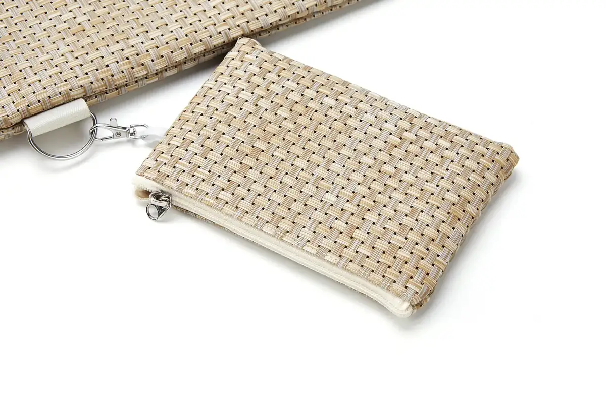 Edit Special Mesh Fabric Woven Tote Bag for Beach detail view 2