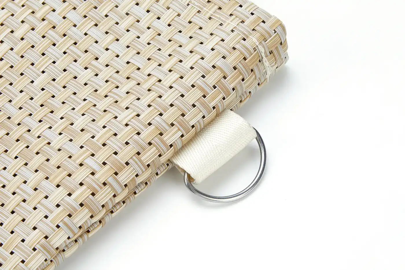 Edit Special Mesh Fabric Woven Tote Bag for Beach detail view 3