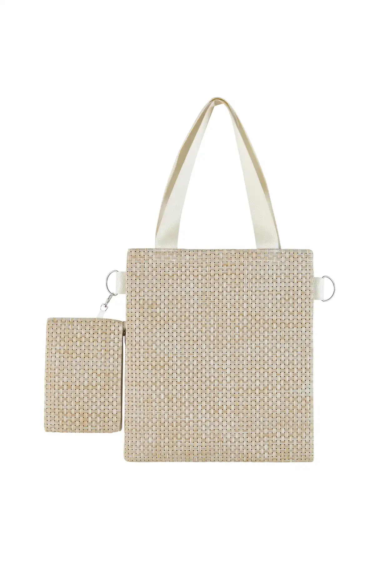 Edit Special Mesh Fabric Woven Tote Bag for Beach