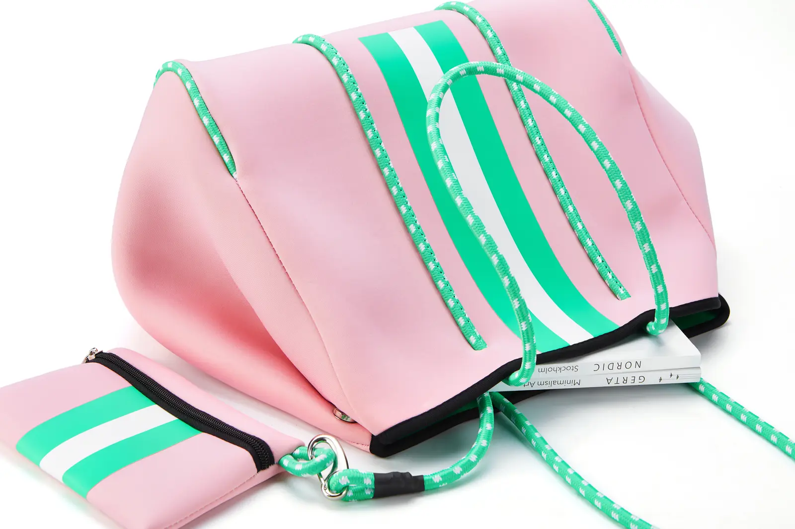 Fashion Neoprene Waterproof Beach Tote Bag with Spacious Space detail view 4