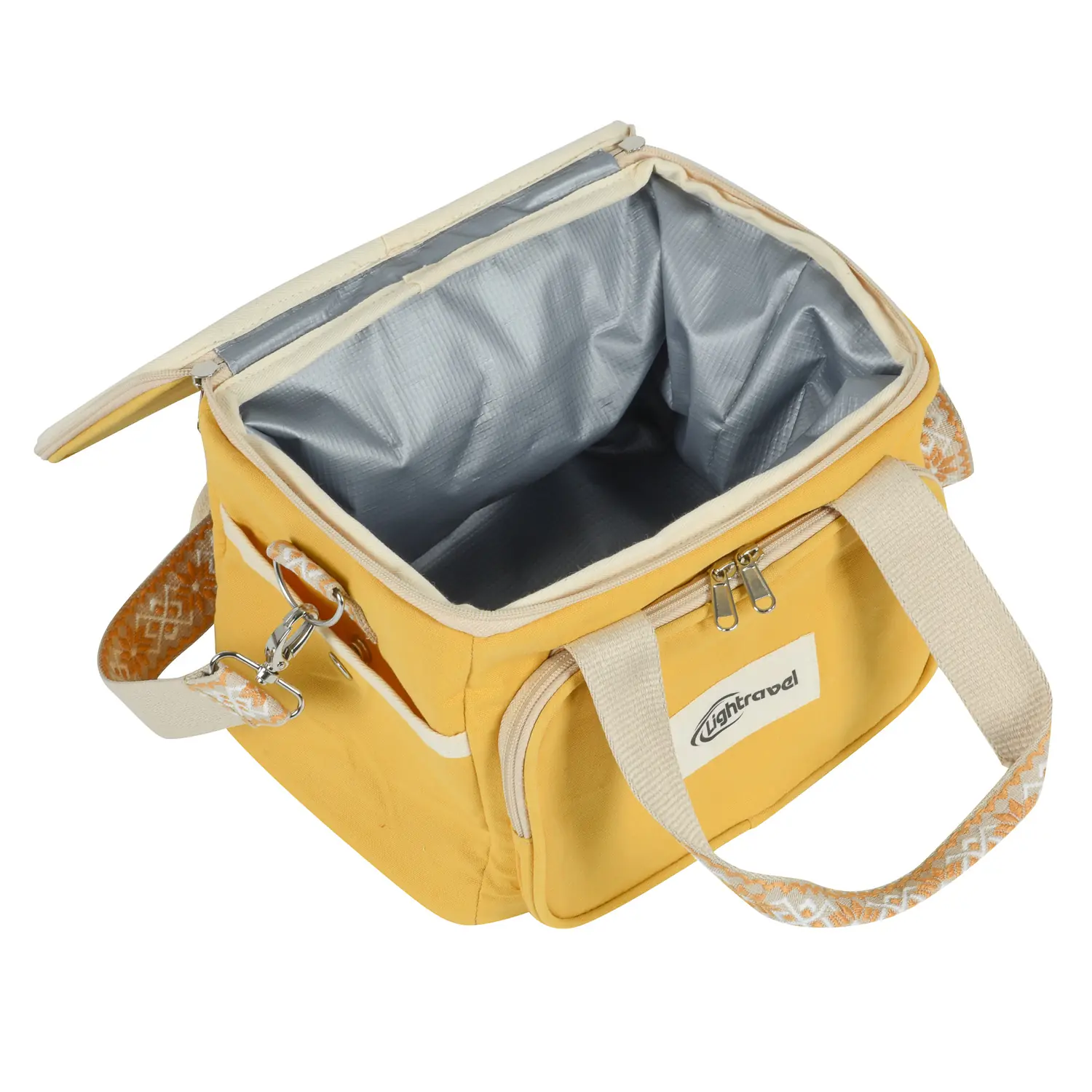 FreshBite Lunch Companion: Stylish Portable Lunch Cooler Tote detail view 5