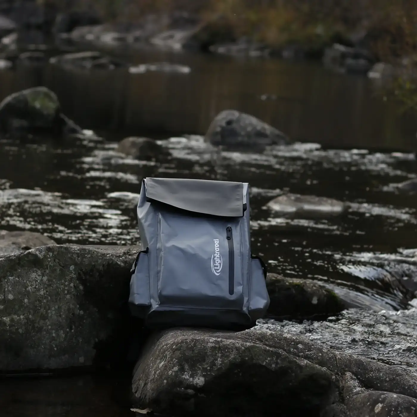 Hike in Style: Personalized 25L Waterproof PVC Dry Backpack detail view 1