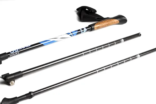 Clip-off Grip Collapsible Nordic Walking Stick Set MW1049A detail view 1