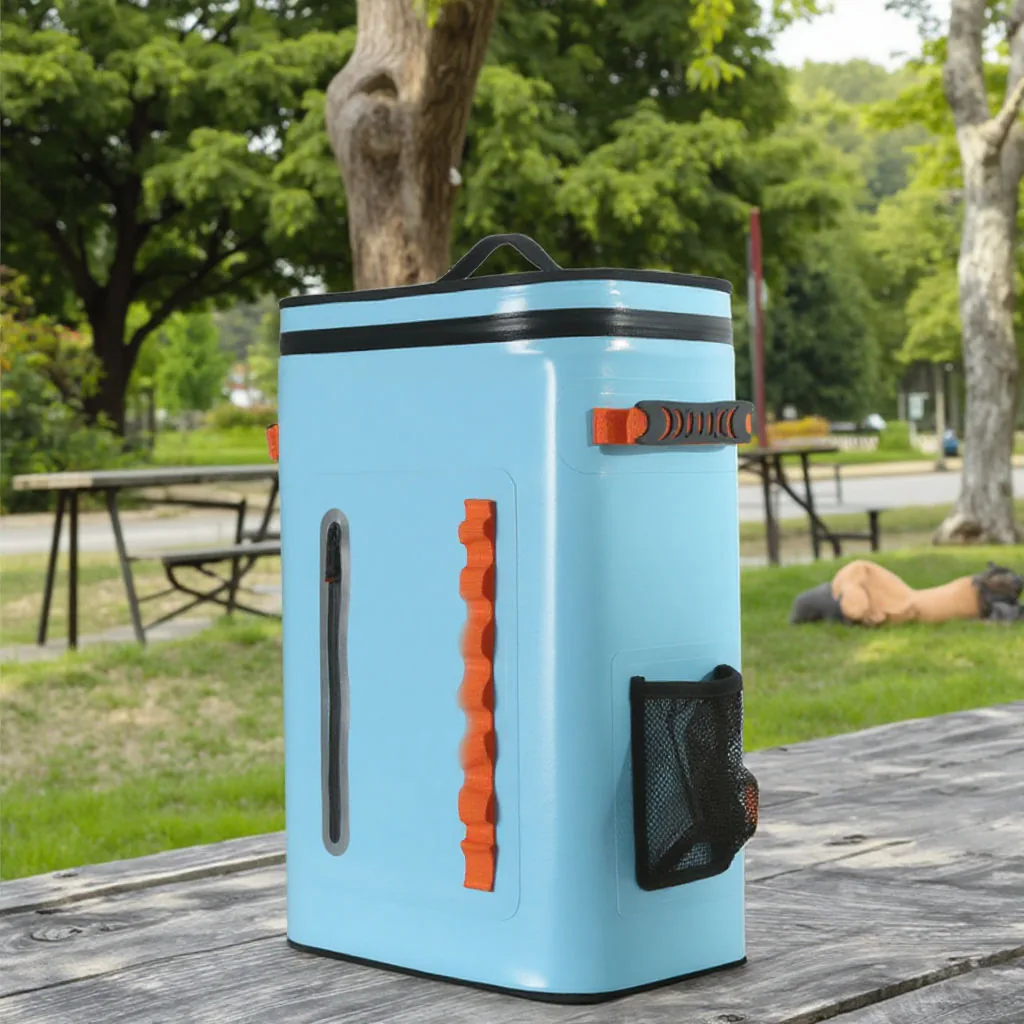 Large Outdoor Waterproof Insulated TPU Backpack Cooler Bag for Cooling 72h detail view 2