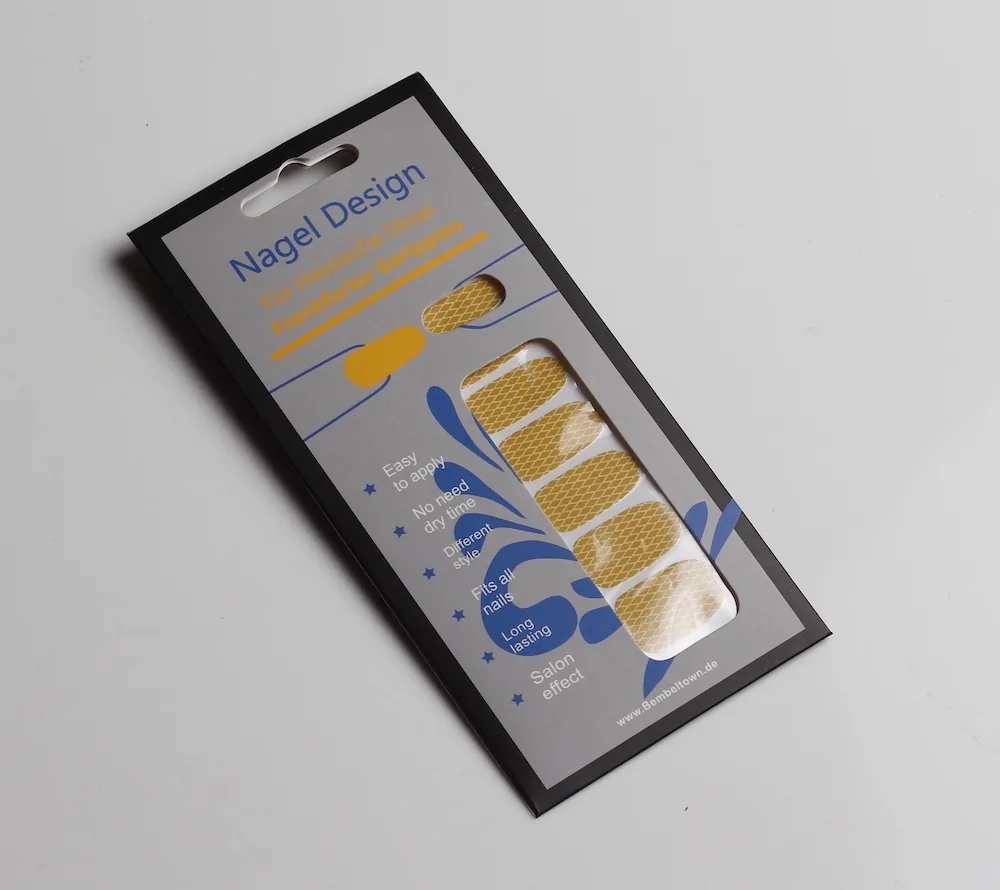 Nail Wrap Patch Self Adhesive nail art stickers detail view 2
