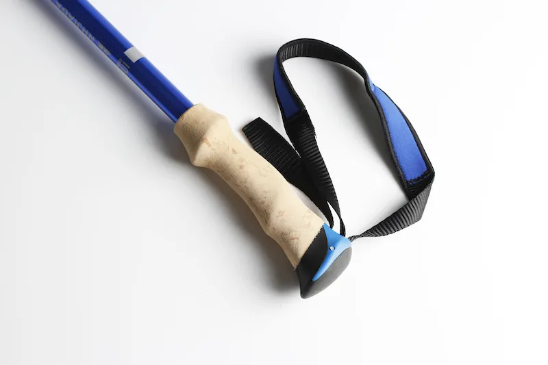 Aluminum 7075 Hiking Stick with Button MW1005 detail view 3
