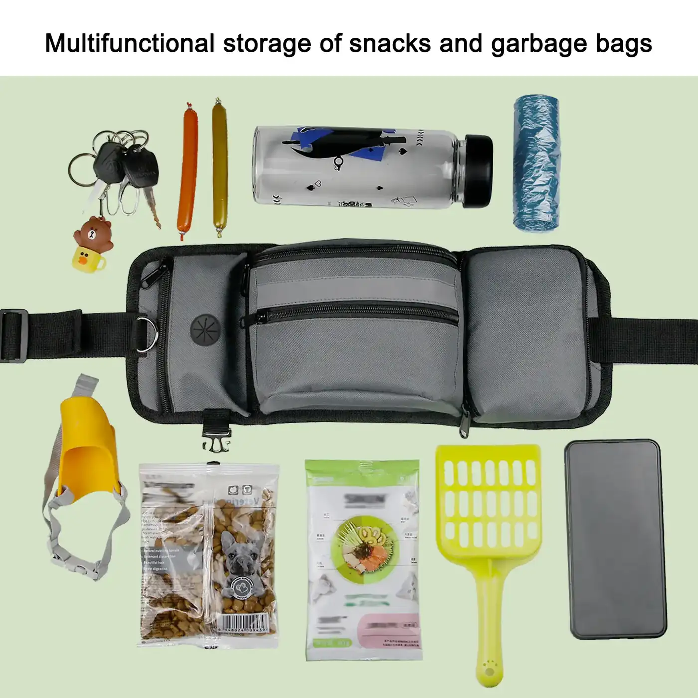 Pet Treat Waist Bag for Dog Training Walking detail view 2