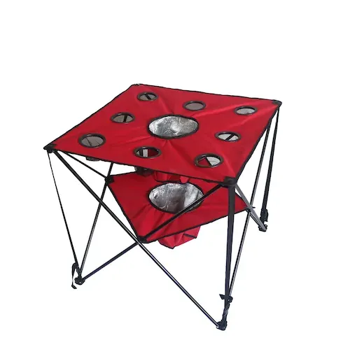 Folding Camping Table with Cooler Bag MW12015
