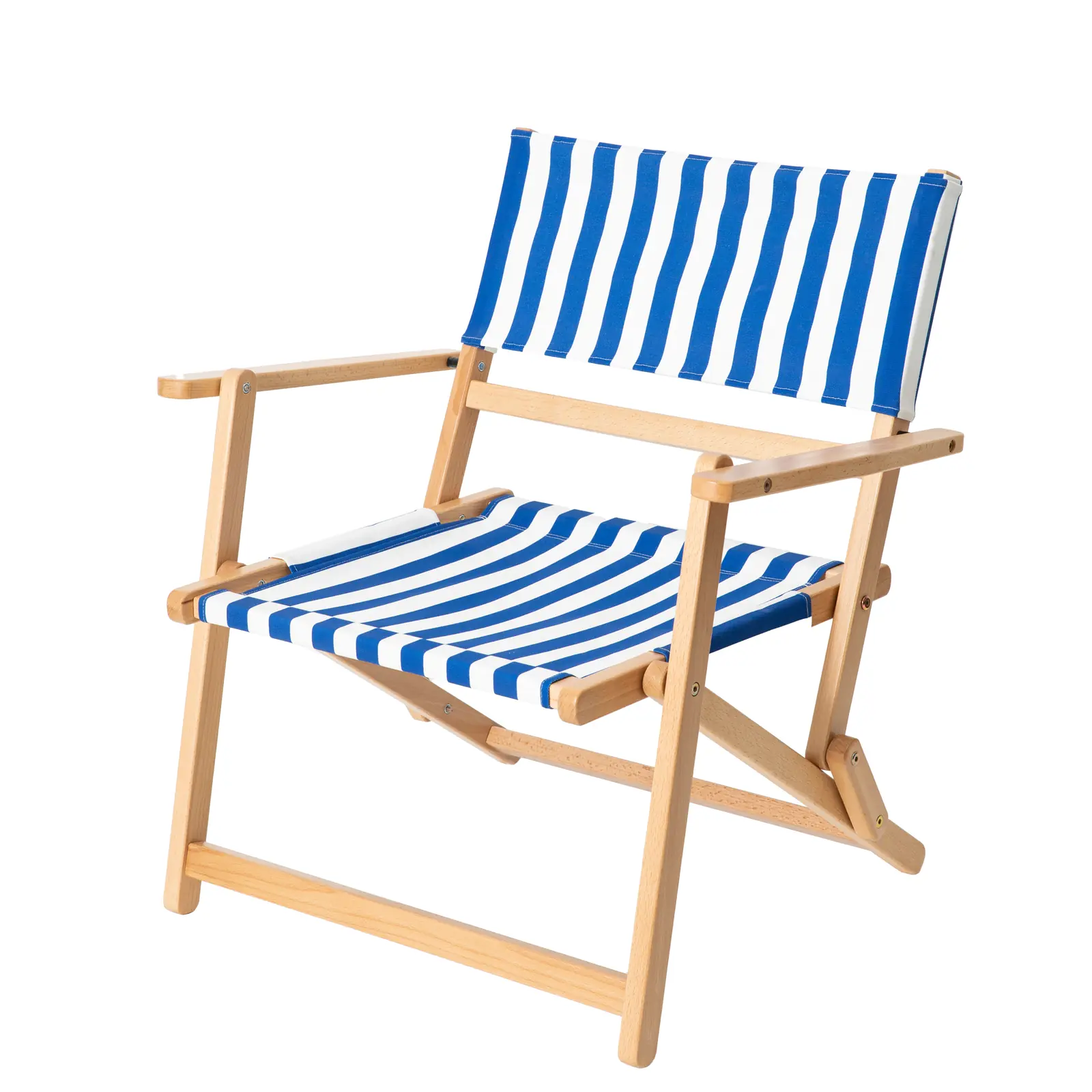 Sturdy Outdoor Wood Frame Canvas Camping Chair for Adventures detail view 3