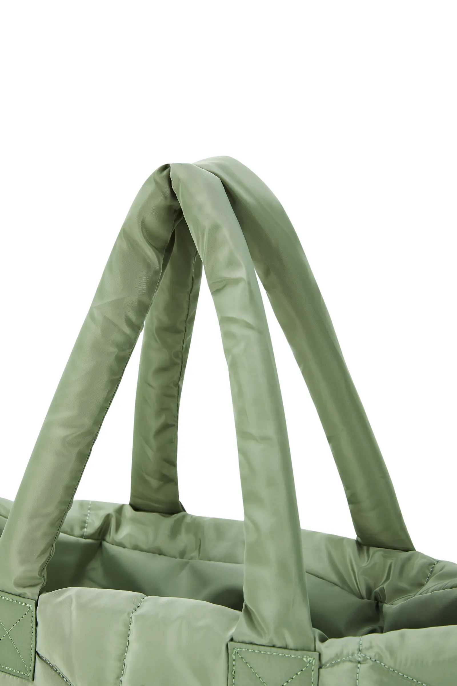 Stylish Quilting Puffer Women Tote Shoulder Bag with Large Capacity detail view 1