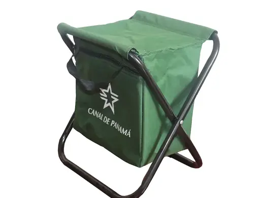 Metal Foldable Fishing Stool with Cooler Bag MW11016A