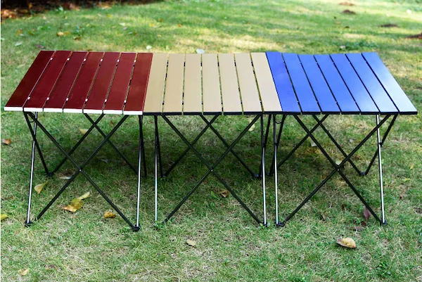 Roll Up Folding Camp Picnic Table MW12024 detail view 6
