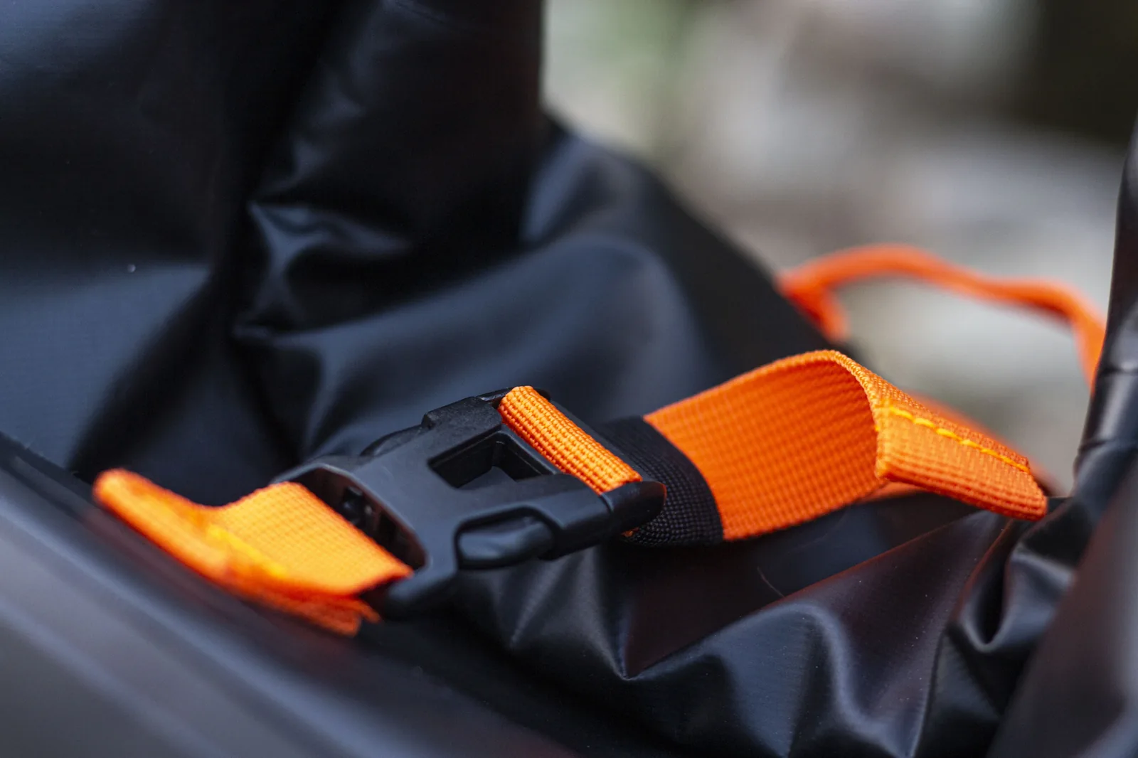 Waterproof Floating Backpack with Heavy Duty Roll-Top Closure and Exterior Zippered Pocket Dry Bag detail view 4