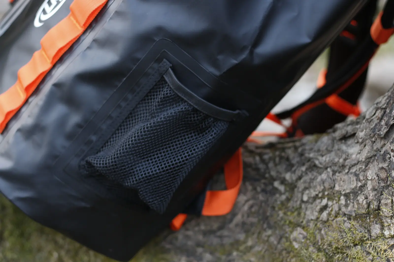 Waterproof Floating Backpack with Heavy Duty Roll-Top Closure and Exterior Zippered Pocket Dry Bag detail view 6