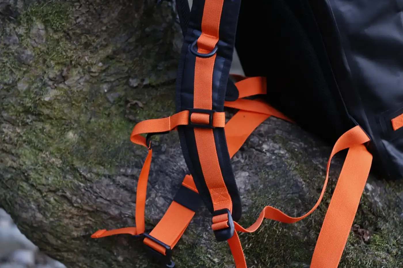 Waterproof Floating Backpack with Heavy Duty Roll-Top Closure and Exterior Zippered Pocket Dry Bag detail view 7