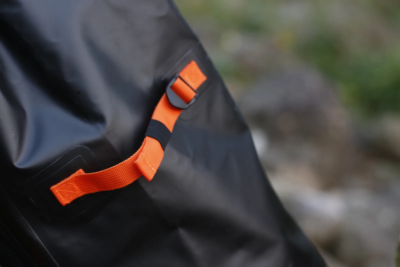 Waterproof Floating Backpack with Heavy Duty Roll-Top Closure and Exterior Zippered Pocket Dry Bag detail view 8
