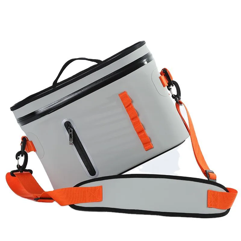 Waterproof Insulated Outdoor Camping Backpack Cooler Bag for Cans Usage detail view 2