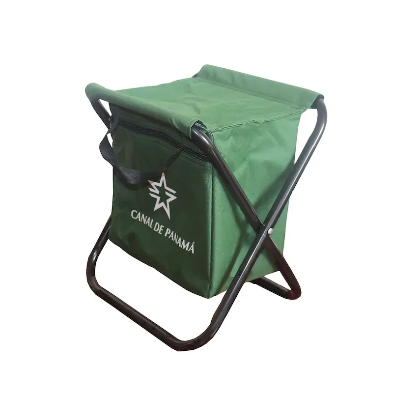 Metal Foldable Fishing Stool with Cooler Bag MW11016A