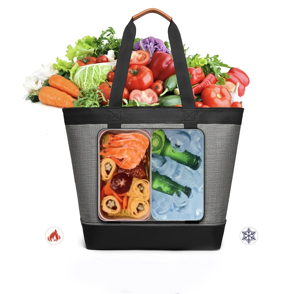 Wholesale Waterproof Thermal Lunch Camping Cooler Tote Bag detail view 4