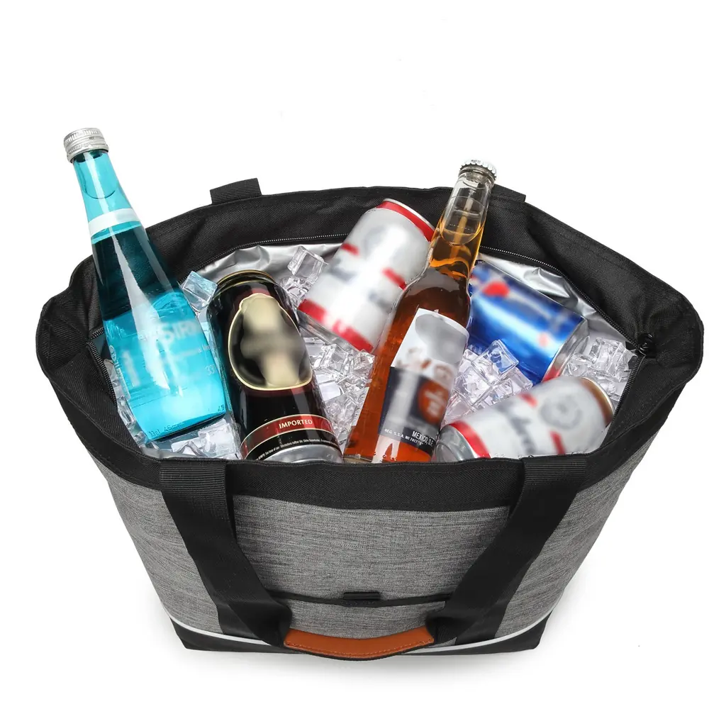 Wholesale Waterproof Thermal Lunch Camping Cooler Tote Bag detail view 5