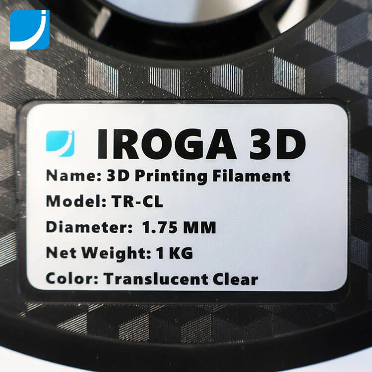 3D Printing Signage Filament in Translucent Clear Color detail view 9