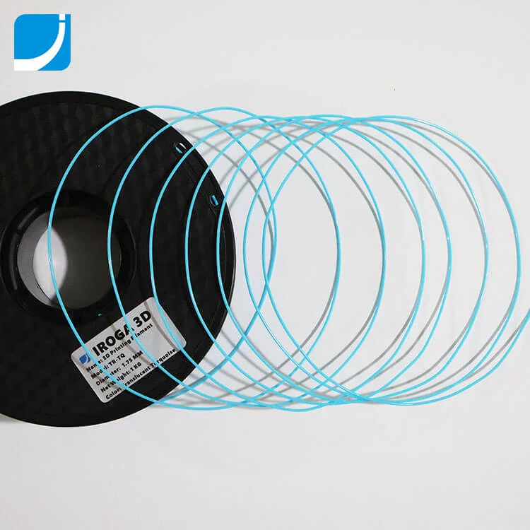 3D Printing Filament in Translucent Turquoise with Good Light Diffusing detail view 7