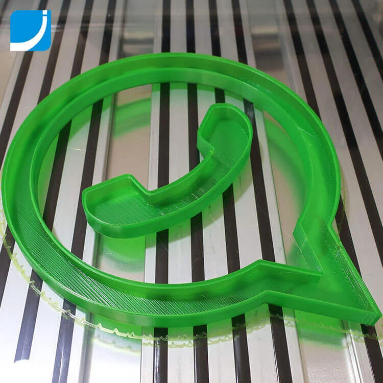 Illuminated Custom Signage Made by 3D Printer in China No Bending Machine detail view 6