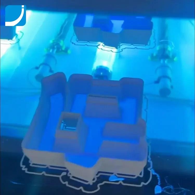 UV curing a liquid acrylic face panel inside an Iroga 3D Pro sign printer