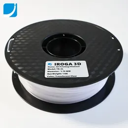 3D Printing Signage Filament in Translucent Clear Color detail view 3